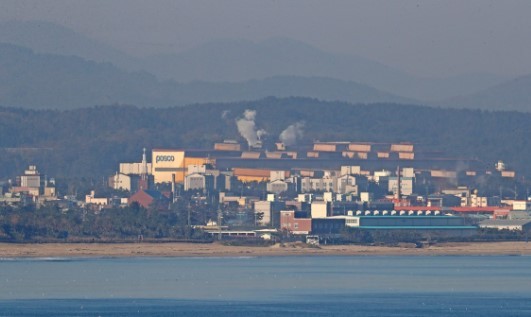 포항제철소 전경