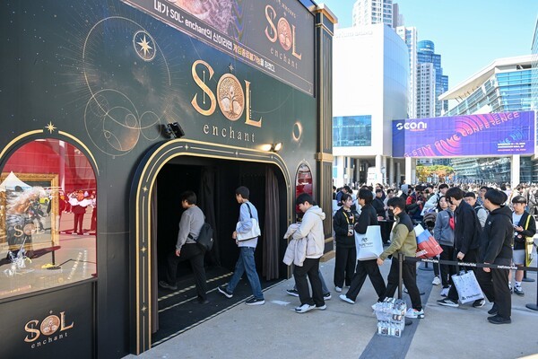 지스타 야외 부스에서 처음 공개된 ‘SOL: enchant’ (사진=넷마블제공)